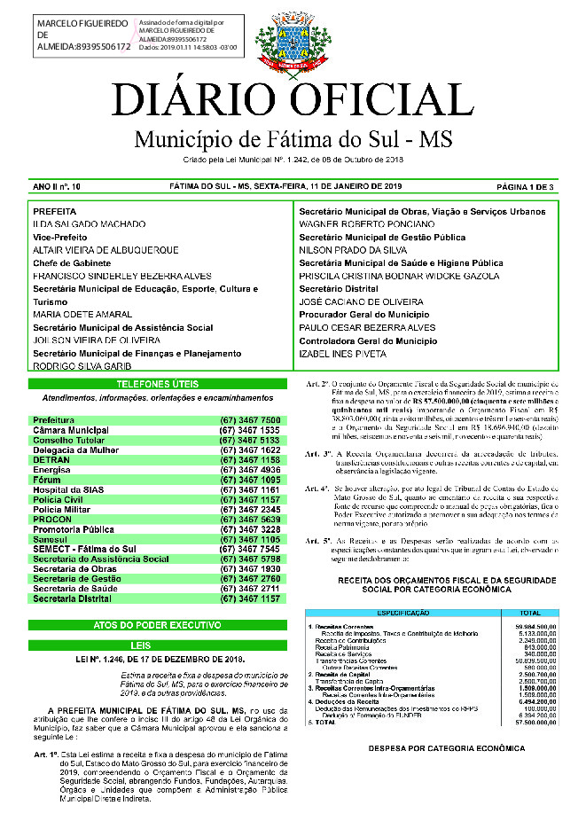 Diário Oficial - Edição nº 10