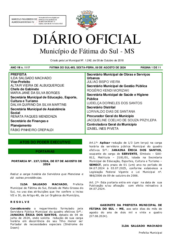 Diário Oficial - Edição nº 1117