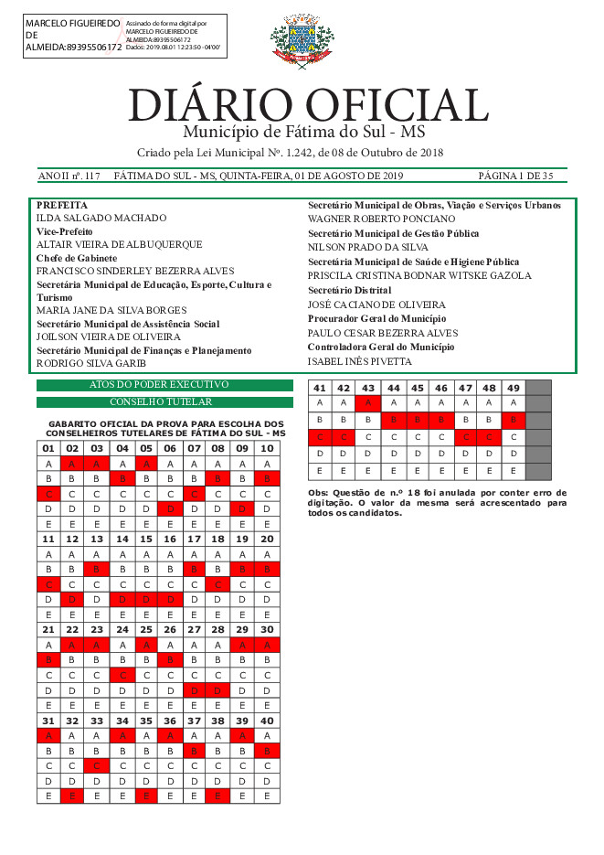 Diário Oficial - Edição nº 117