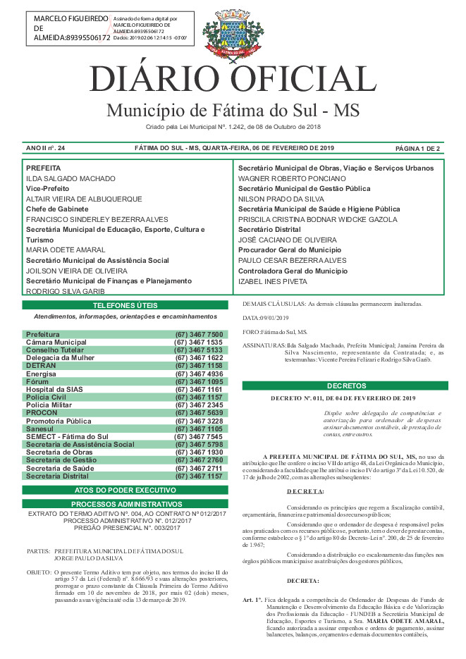 Diário Oficial - Edição nº 24