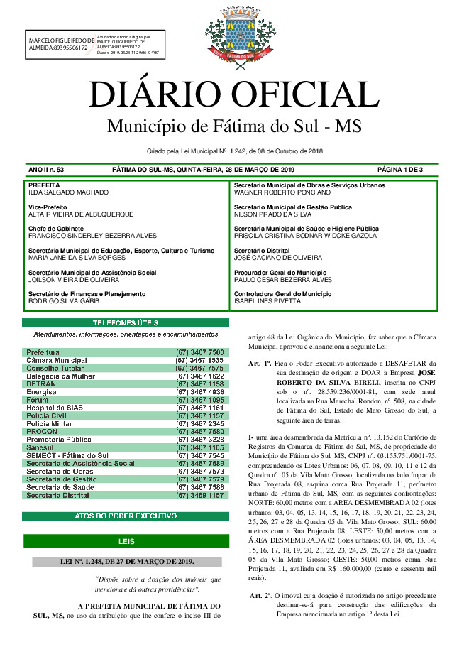 Diário Oficial - Edição nº 53