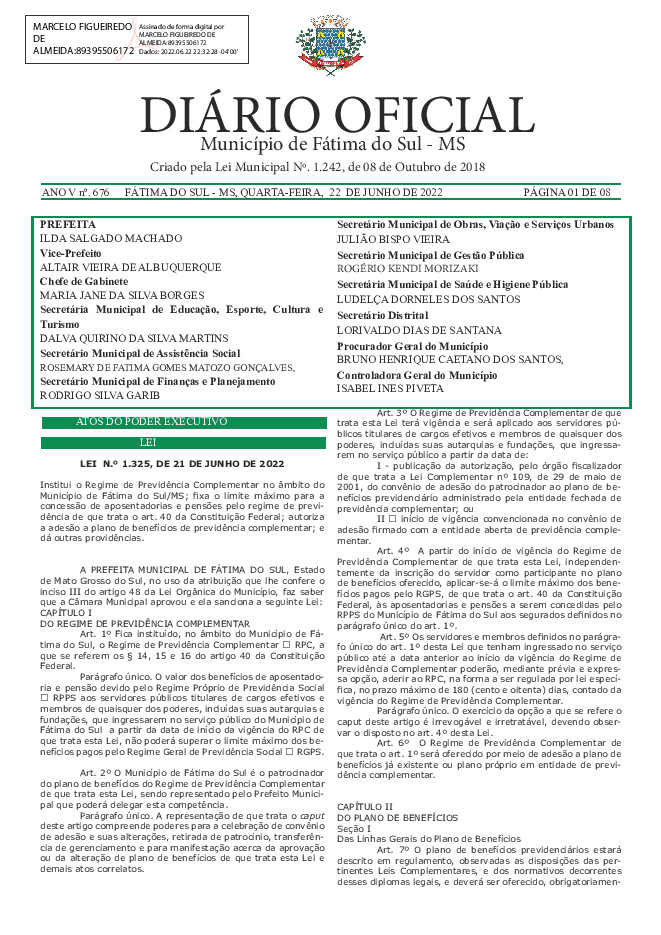 Diário Oficial - Edição nº 676