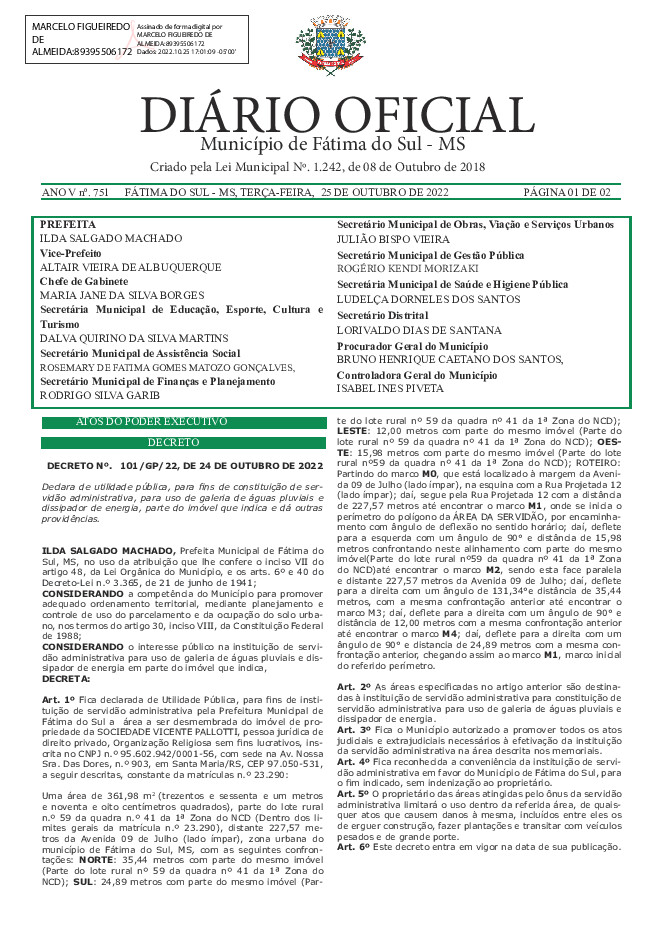 Diário Oficial - Edição nº 751